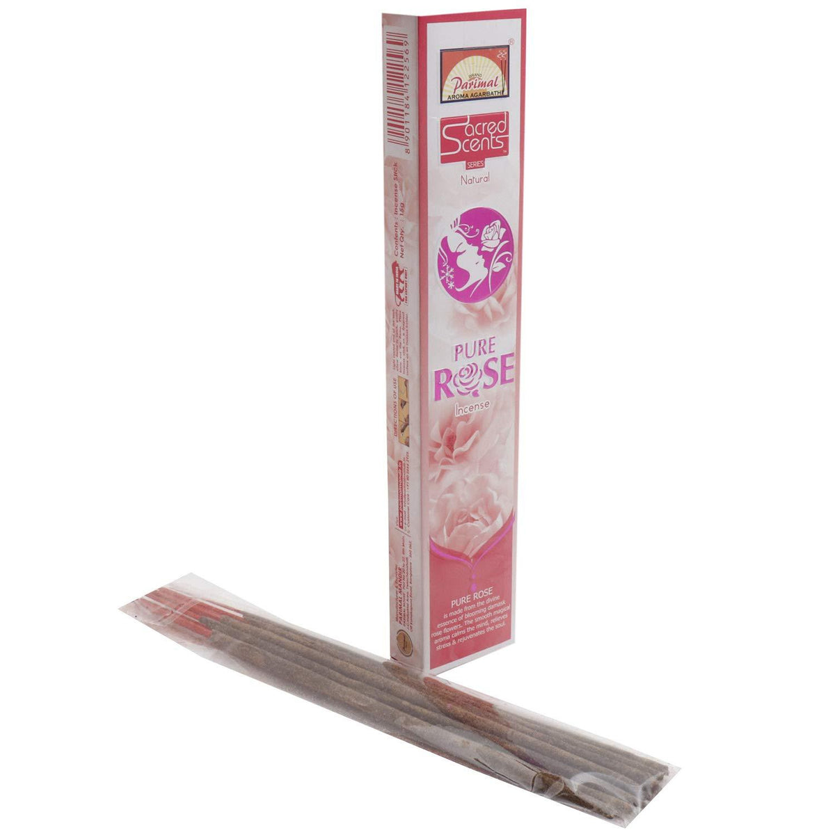 Pure Rose Incense Sticks Naathi Aromatherapy