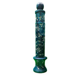 Emerald Tower Soapstone Incense Holder-Naathi-Aromatherapy-NZ