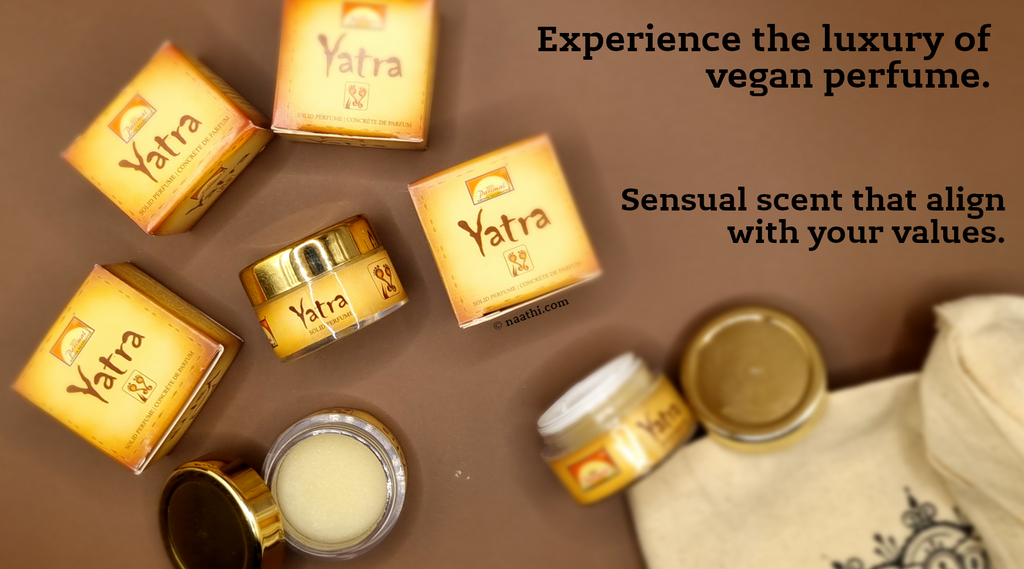 Experience the luxury of vegan solid perfume