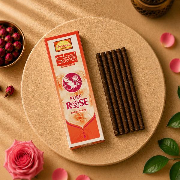Pure Rose Incense Dhoop Sticks
