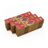 12 boxes of Rose Petal Incense sticks arranged in two overlapping stacks on a plain white background.
