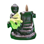 Backflow Incense Holder - Buddha Meditation-Naathi-Aromatherapy-NZ