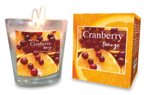 Cranberry Orange 100% Beeswax Scented Candle - Jiyo - 125g-Candles-Naathi-Aromatherapy-NZ