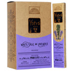 Lavender White Sage Incense Sticks - Aromatherapy and Relaxation: Create a soothing ambiance with the calming scents of lavender and white sage.