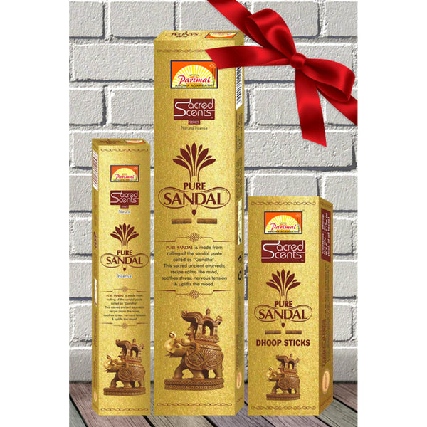 Pure Sandalwood Incense Bundle - 3 Items-Naathi-Aromatherapy-NZ