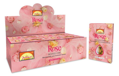 Rose - Backflow Incense Cones-Incense Cones-Naathi-Aromatherapy-NZ