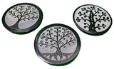 Tree of Life Soapstone Incense Holder - Round-Naathi-Aromatherapy-NZ