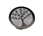 Tree of Life Soapstone Incense Holder - Round-Naathi-Aromatherapy-NZ