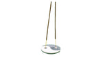 Yin Yang Soapstone Incense Holder - Round-Naathi-Aromatherapy-NZ