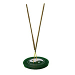 Yin Yang Soapstone Incense Holder - Round-Naathi-Aromatherapy-NZ
