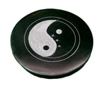 Yin Yang Soapstone Incense Holder - Round-Naathi-Aromatherapy-NZ