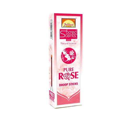 100% Pure Rose Incense Dhoop Sticks - 50g-Dhoop Sticks-Naathi-Aromatherapy-NZ