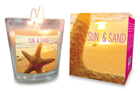 Sun and Sand 100% Beeswax Candle - Jiyo - 125g-Candles-Naathi-Aromatherapy-NZ