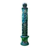 Emerald Tower Soapstone Incense Holder-Naathi-Aromatherapy-NZ